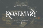 فونت طرح دار و تزئینی کلاسیک و رویایی Rosemary