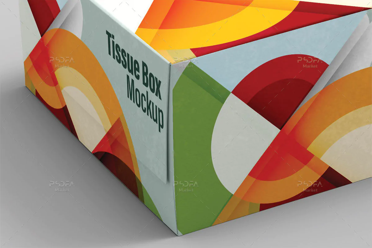 موکاپ جعبه دستمال کاغذی - 13 موکاپ جعبه دستمال کاغذی - 13