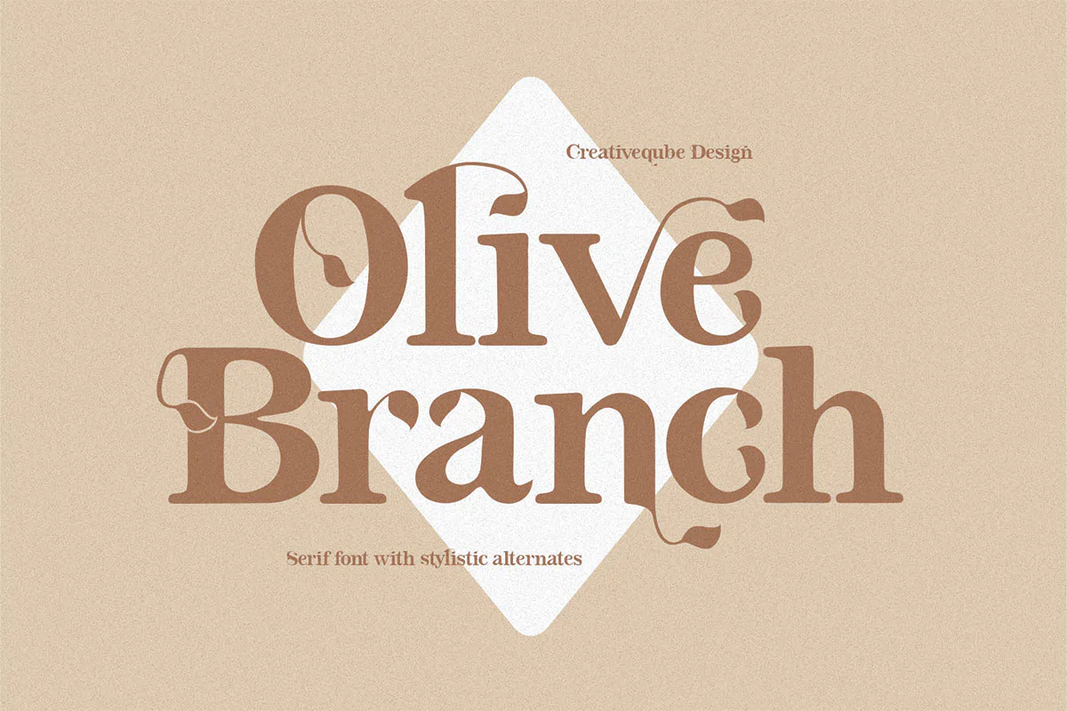 فونت تزئینی شاخه زیتون Olive Branch فونت تزئینی شاخه زیتون Olive Branch