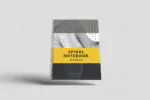 موکاپ دفتر سیمی و فنری Spiral Notebook