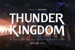فونت ضخیم پادشاهی Thunder Kingdom
