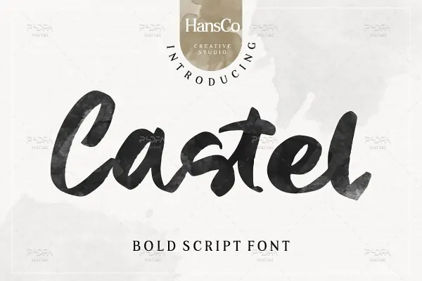 فونت جذاب بولد و کلفت Castel