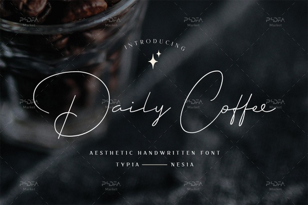 فونت دستنویس امضایی Daily Coffee