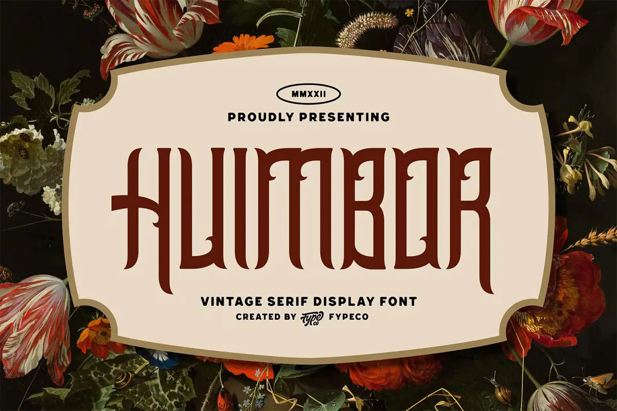 فونت وینتج کلاسیک Huimbor