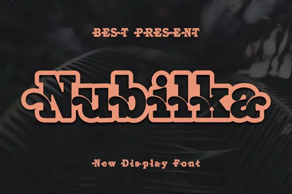 لوگو فونت Nubilka
