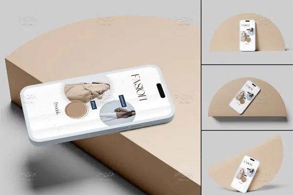 موکاپ آیفون 14 Clay