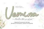 فونت دستنویس روان Vemina