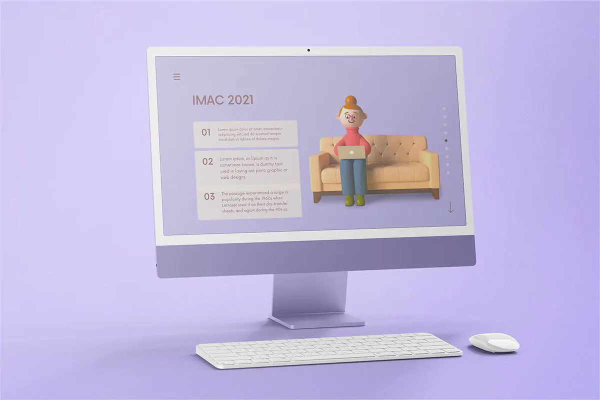 موکاپ iMac M1