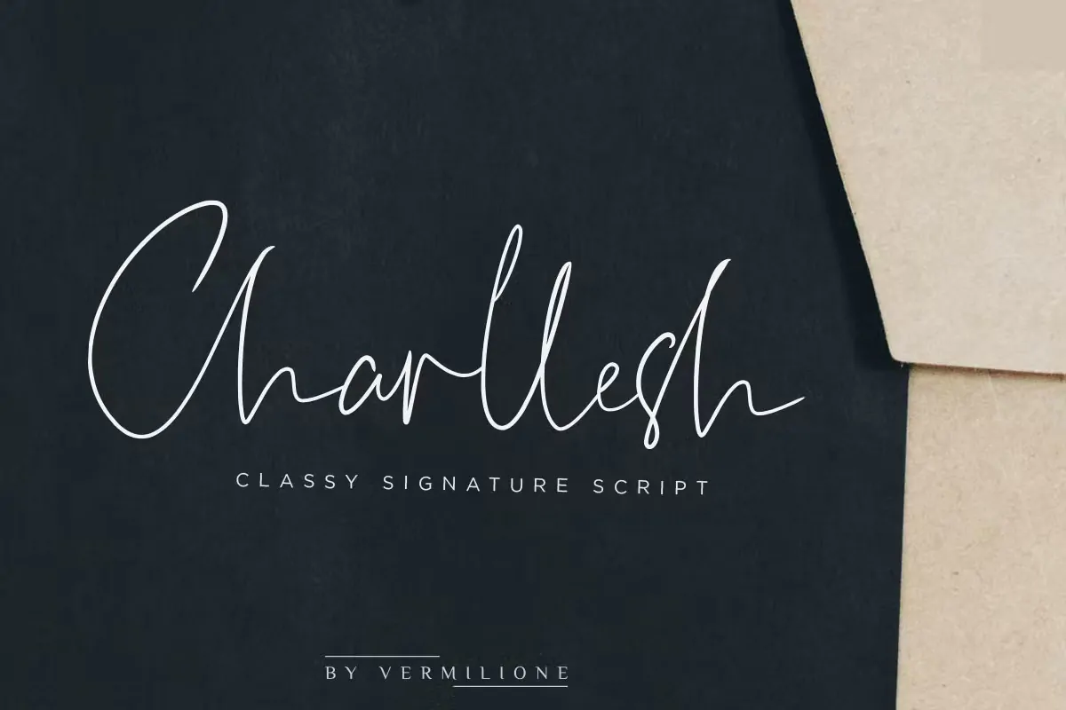 فونت امضا Charllesh Classy
