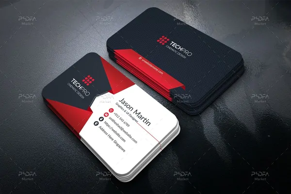 طرح کارت ویزیت زیبا PSD