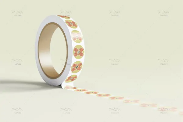 موکاپ رول استیکر - 14
