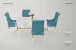موکاپ رومیزی ناهارخوری - 11