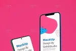 موکاپ گوشی اندروید و iOS متعادل