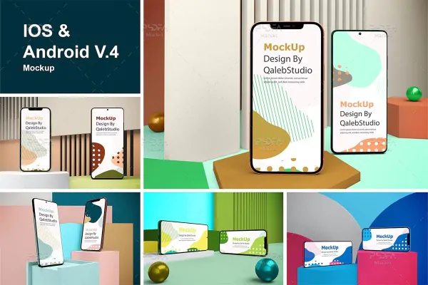 موکاپ موبایل اندروید و iOS