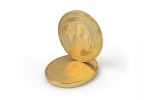 موکاپ سکه طلا