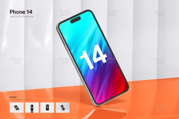 موکاپ iPhone 14