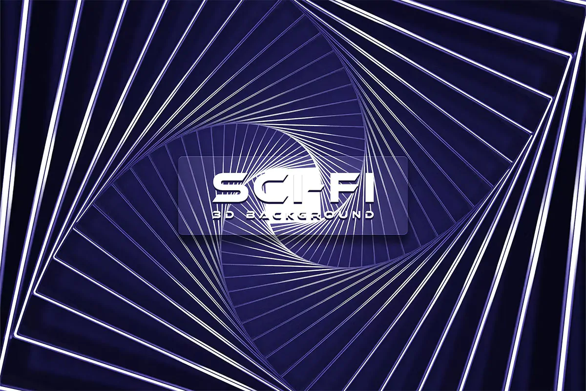 بک گراند سه بعدی علمی و تخیلی Sci-Fi