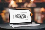 موکاپ لپ تاپ مک بوک