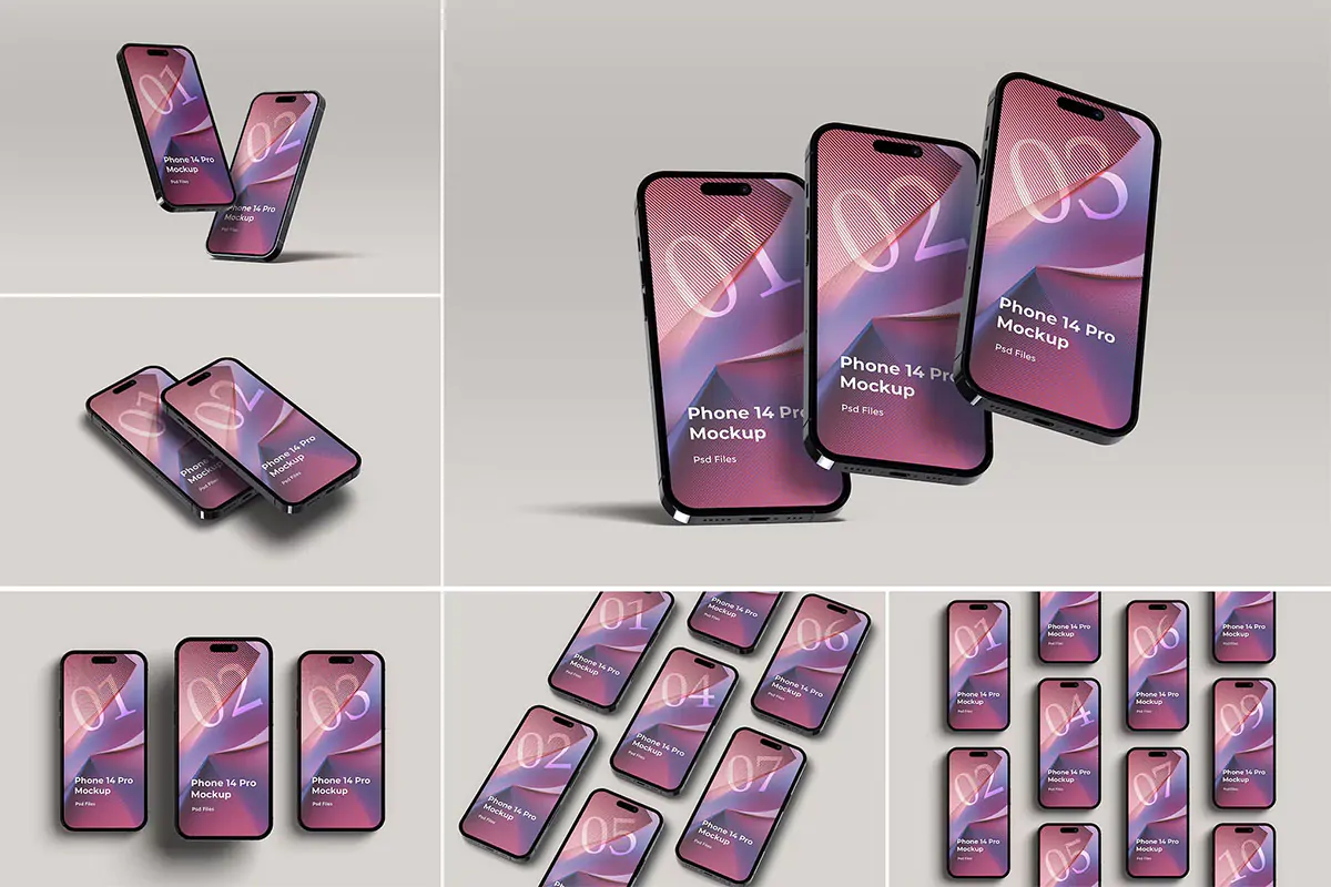 موکاپ آیفون 14 پرو