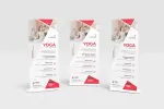 طرح بنر استند کلاس یوگا - 5 طرح بنر استند کلاس یوگا - 5