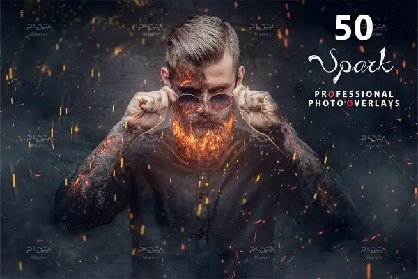 50 افکت جرقه و ذرات نوری