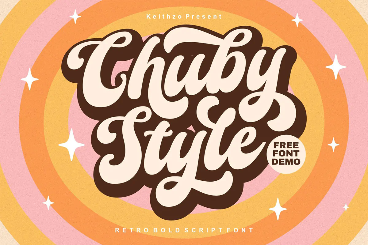 فونت تپل و مدرن Chuby Style