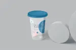 موکاپ لیوان یکبار مصرف شیشه ای آبمیوه درب دار - 7 موکاپ لیوان یکبار مصرف شیشه ای آبمیوه درب دار - 7