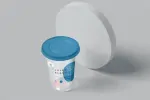 موکاپ لیوان یکبار مصرف شیشه ای آبمیوه درب دار - 8 موکاپ لیوان یکبار مصرف شیشه ای آبمیوه درب دار - 8