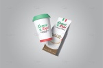 موکاپ بسته بندی قهوه تبلیغاتی