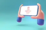 موکاپ موبایل در دست کمیک و 3D