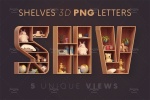 PNG حروف 3D طرح قفسه