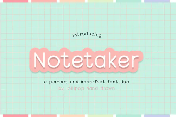 فونت سبک یادداشت Notetaker