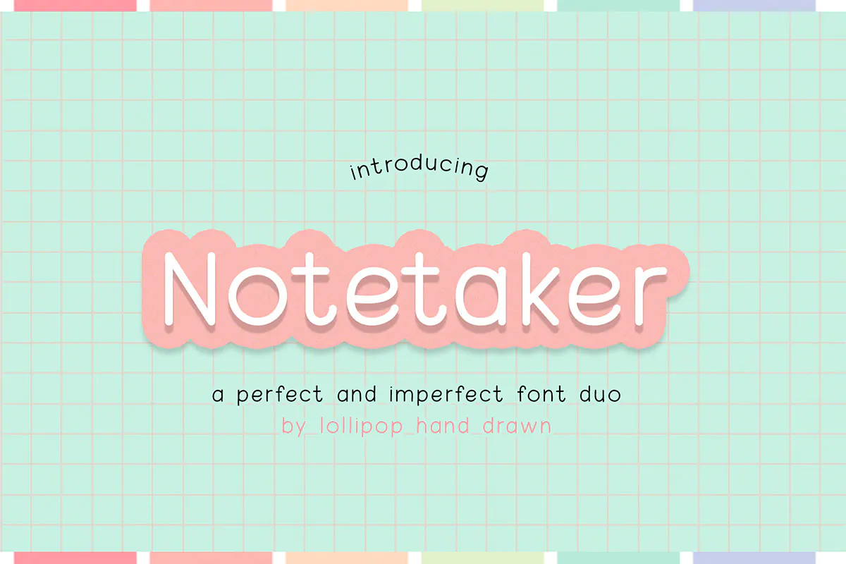 فونت سبک یادداشت Notetaker