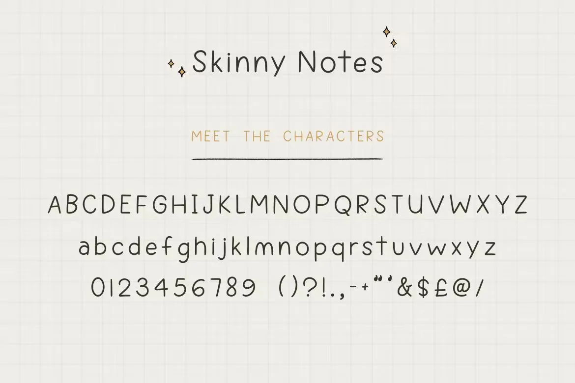 Skinny Notes فونت دستنویس یادداشت Skinny Notes |🔥کد فایل 128980