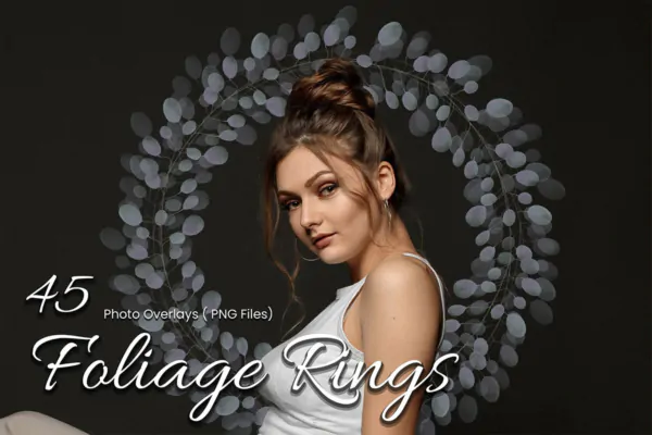45 PNG حلقه شاخ و برگ