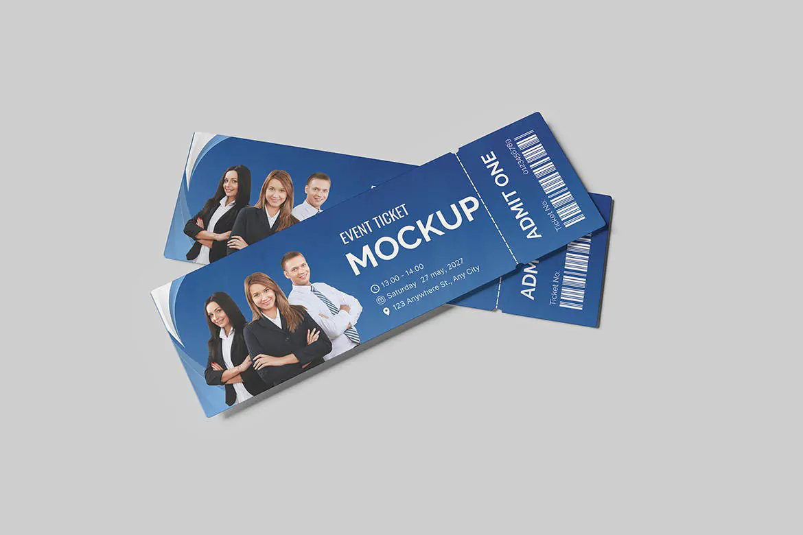 موکاپ بلیت رویداد - 3 موکاپ بلیت رویداد - 3