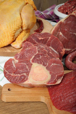 ترکیب انواع گوشت