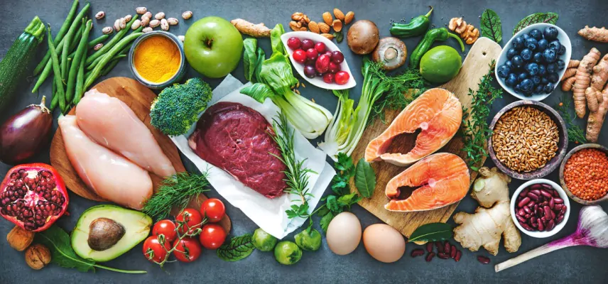 بک گراند غذاهای رژیمی