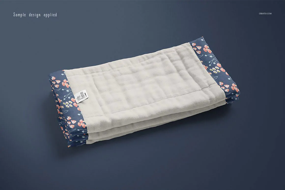 موکاپ پیشبند آروغ گیر نوزاد - 4 موکاپ پیشبند آروغ گیر نوزاد - 4