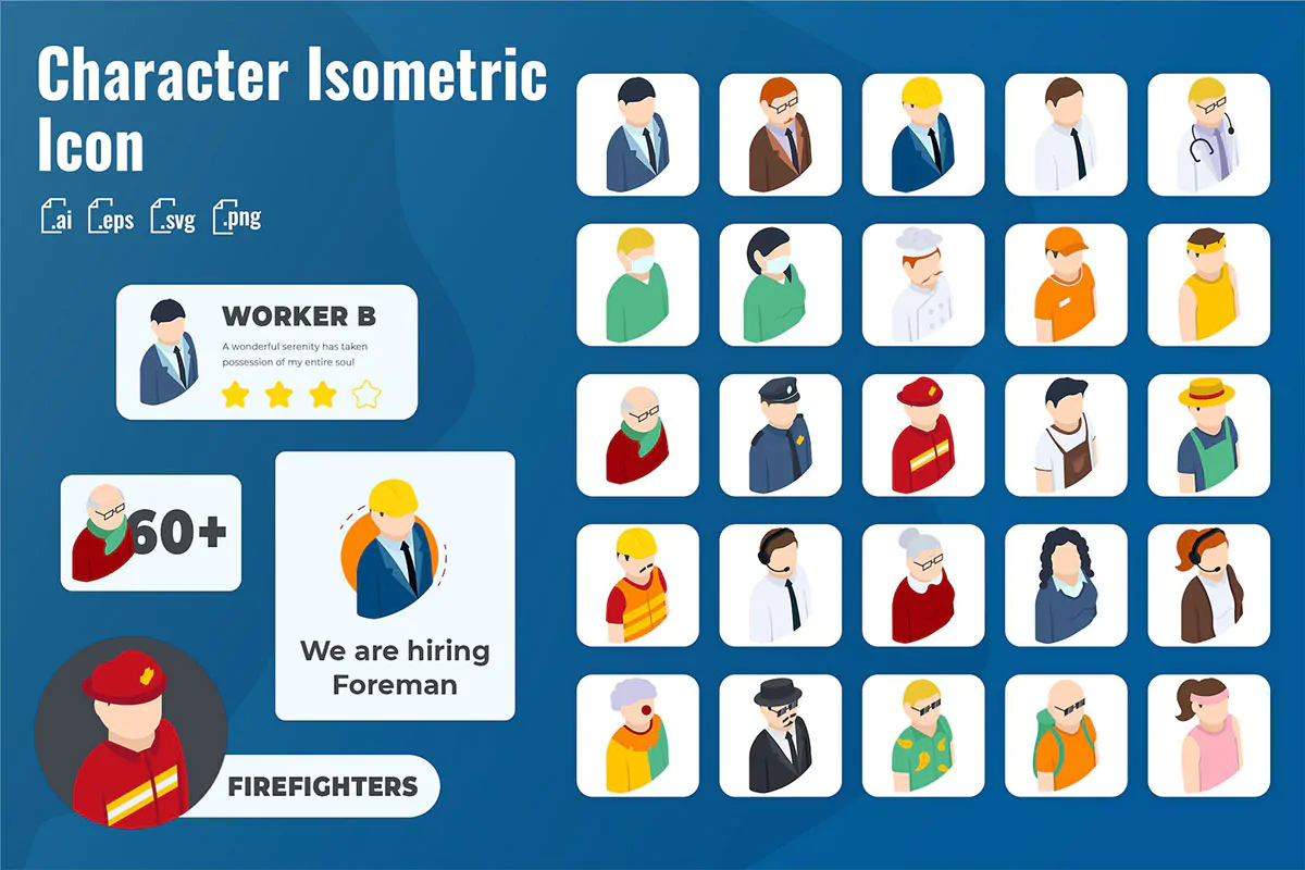 آیکون کاراکتر و شخصیت