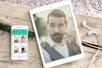 موکاپ تبلت و موبایل در دست