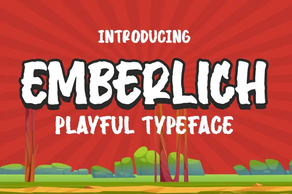 فونت گیم پلی Emberlich