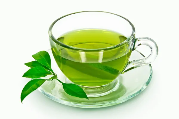 عکس استوک فنجان چای سبز
