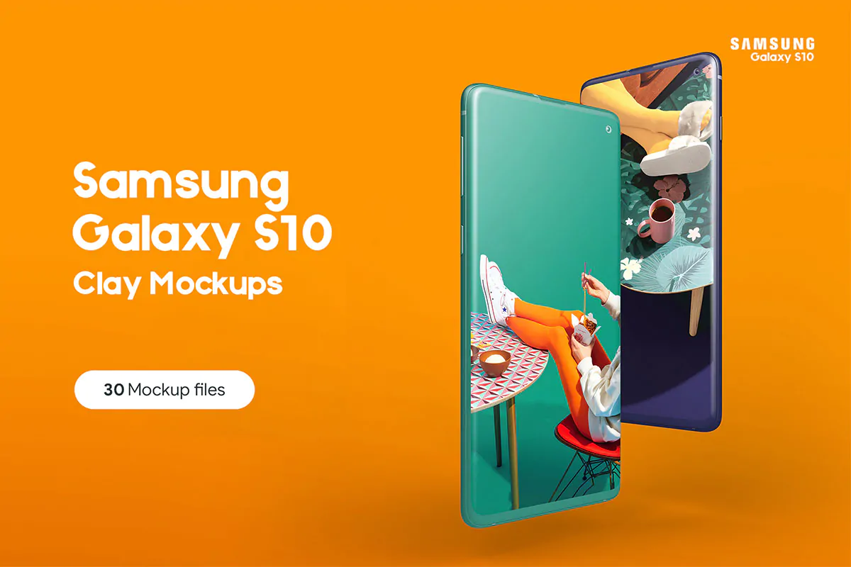 موکاپ موبایل گلکسی S10