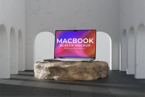 موکاپ مک بوک ایر M2