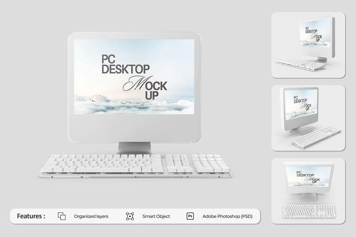 موکاپ PC و دسکتاپ