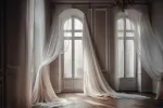 بک گراند پرده و حریر آتلیه عکاسی