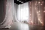 بک گراند پرده و حریر آتلیه عکاسی