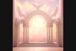 بک گراند دروازه بهشت رویایی