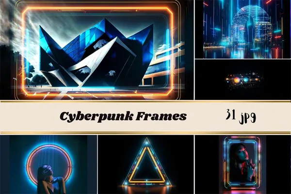 30 قاب و فریم نوری فتوشاپ